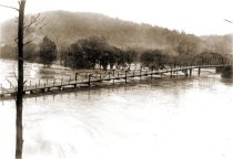 Flood of 1924. Castleman's Ferry Bridge
